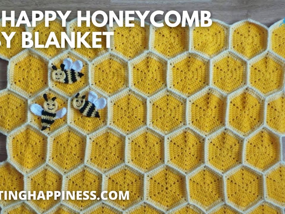 Honeycomb baby blanket on sale