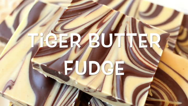Tiger Butter Fudge Recipe - Sugar Spices Life