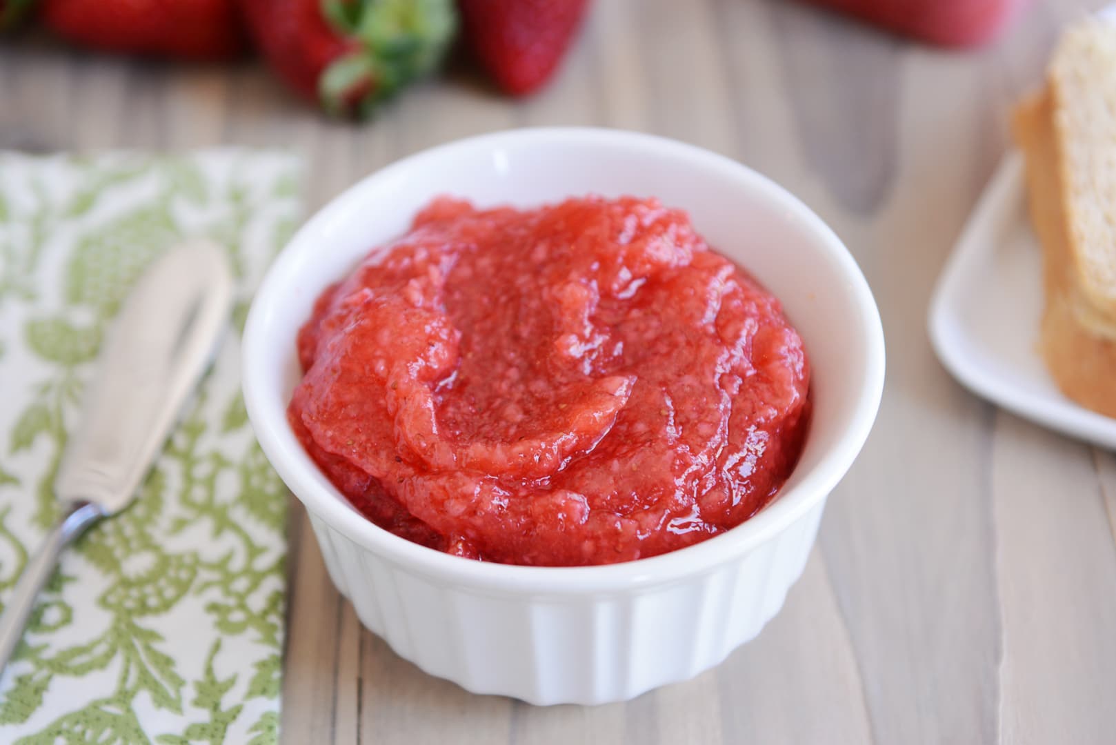 Strawberry Lemon Freezer Jam – Amy's Delicious Mess