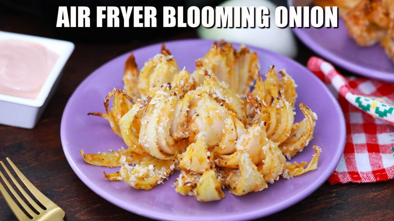 Easy Air Fryer Blooming Onion Recipe - A Few Shortcuts