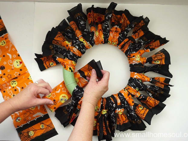 Halloween Bandana Wreath