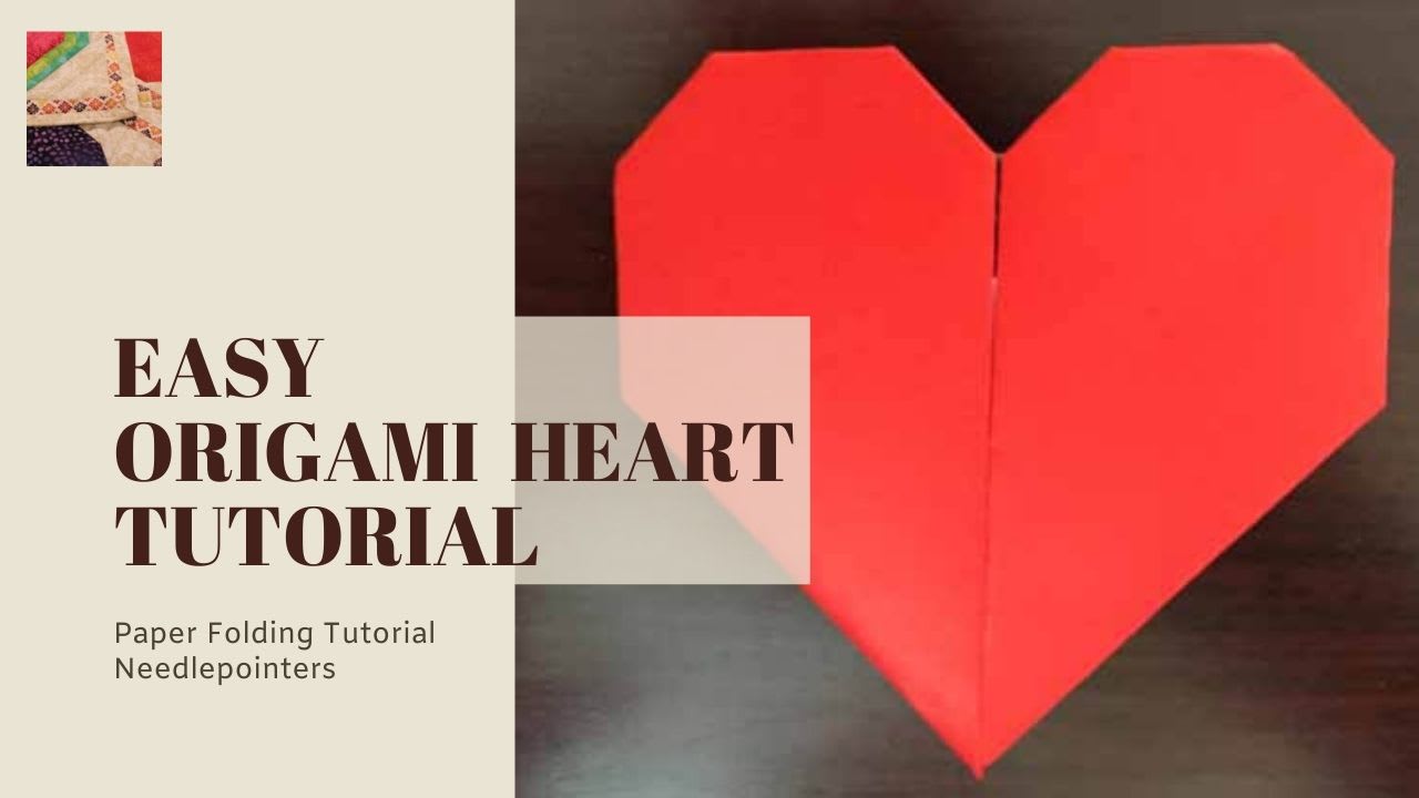 Making a paper heart is so easy and fun. With just a few simple folds , Paper Heart Tutorial