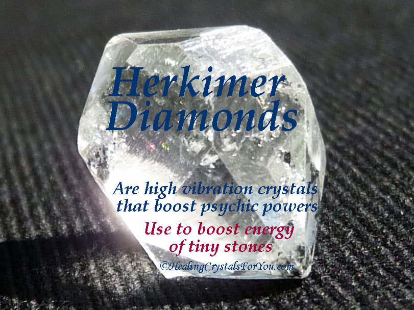 Herkimer diamond energy store