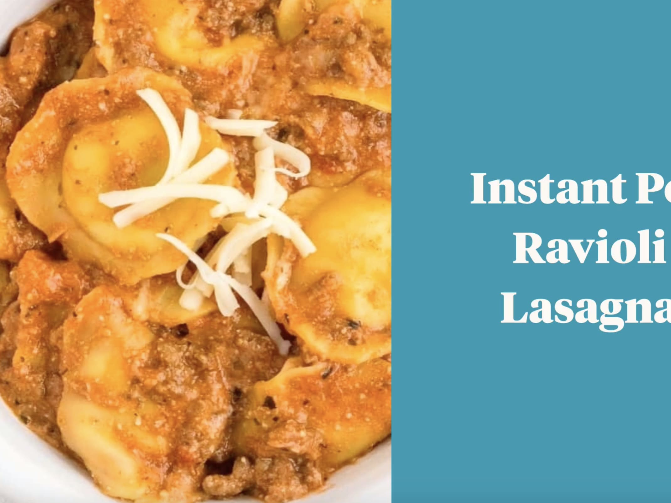 Instant pot frozen on sale ravioli lasagna