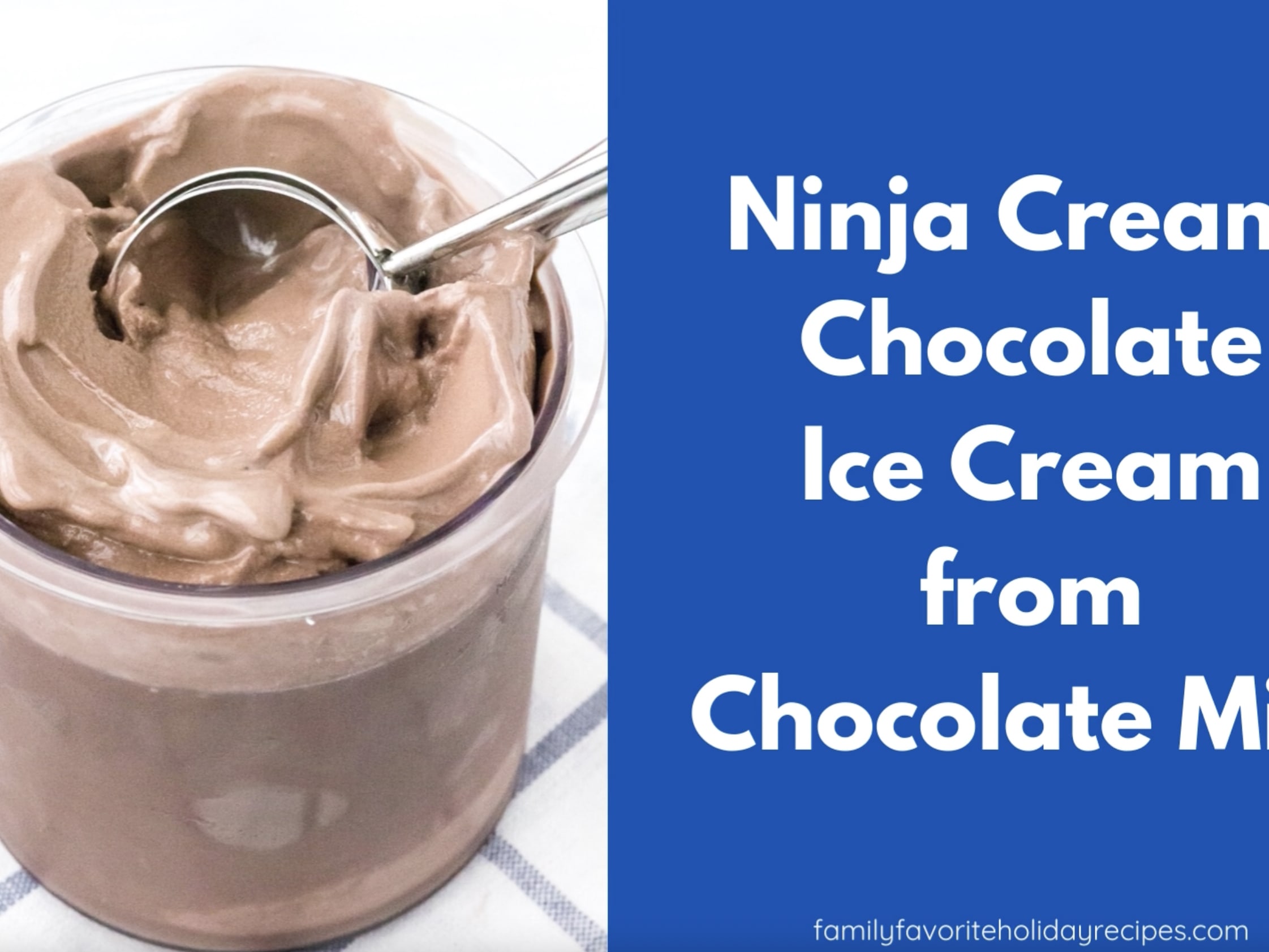 Decadent Ninja Creami Chocolate Ice Cream - Margin Making Mom®