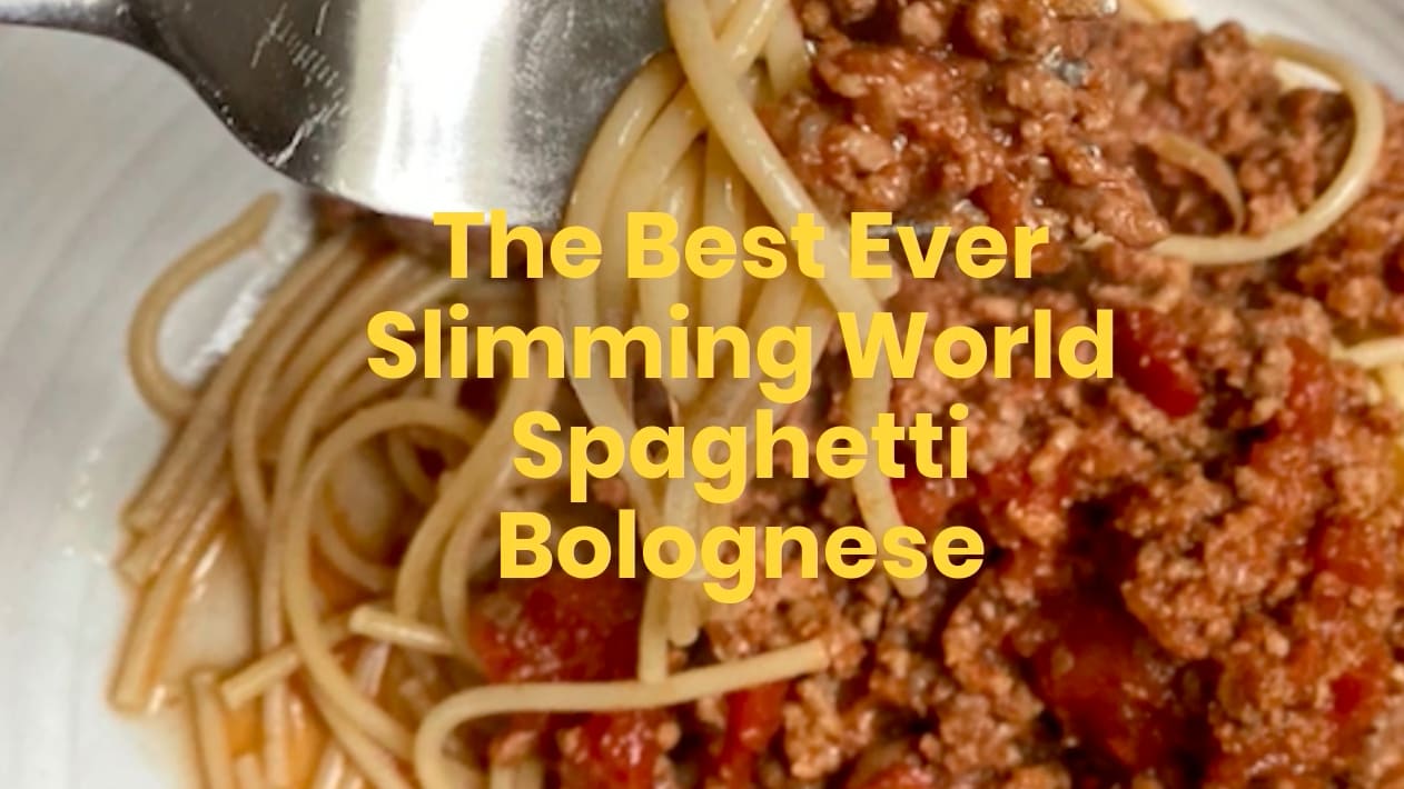 Slimming world on sale spaghetti bolognese