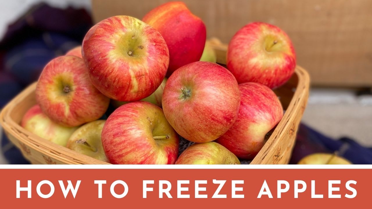 How to freeze and store apples