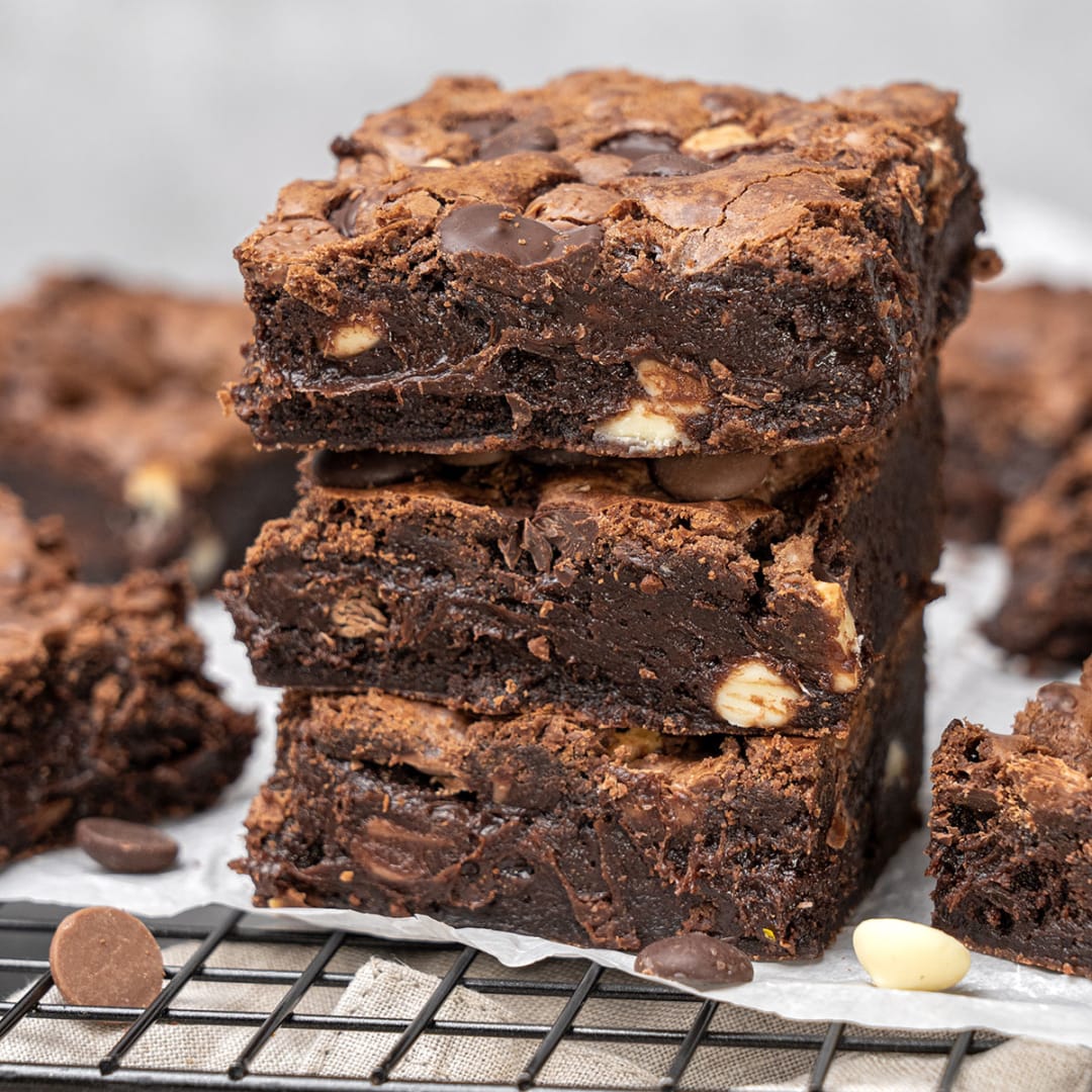 Triple Chocolate Saucepan Brownies - The 8x8 Cookbook