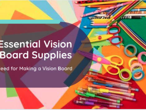 8 Best Vision Board Supplies: A Simple Checklist  Vision board supplies,  Making a vision board, Vision board