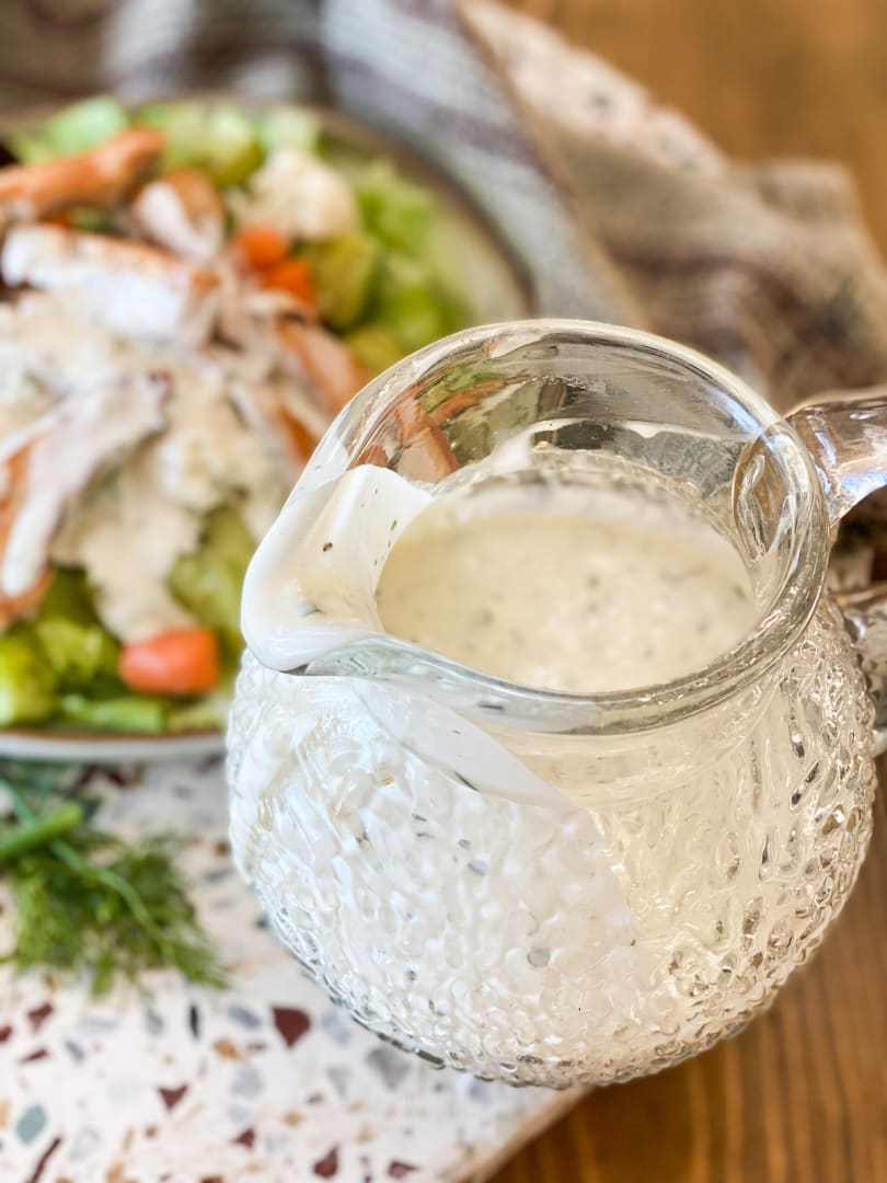Easy Homemade Whole30 Ranch Dressing - Cooking with Curls