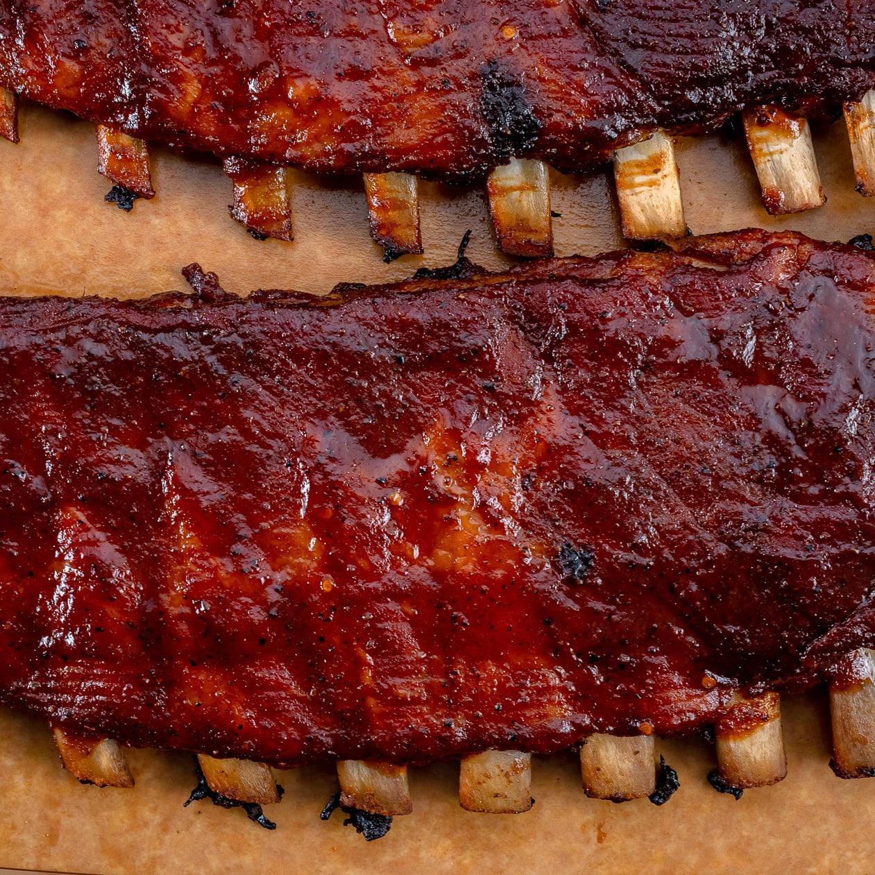 Temp of 2024 smoked ribs