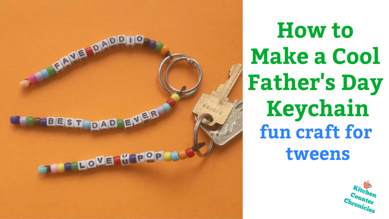 Fathers day sales keychain craft