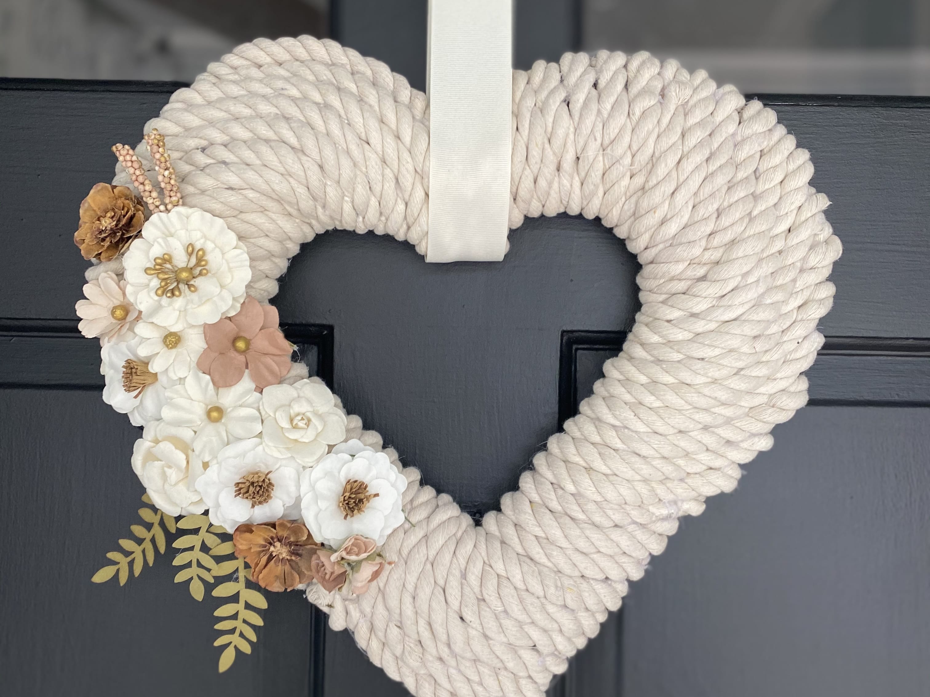 Rustic Woven Fall Wreath - DIY · Just That Perfect Piece