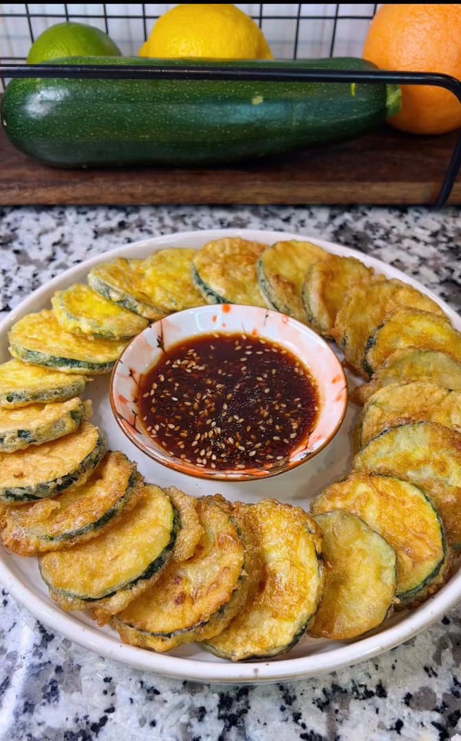 Pan Fried Korean Zucchini (Hobak Jeon) - My Korean Kitchen
