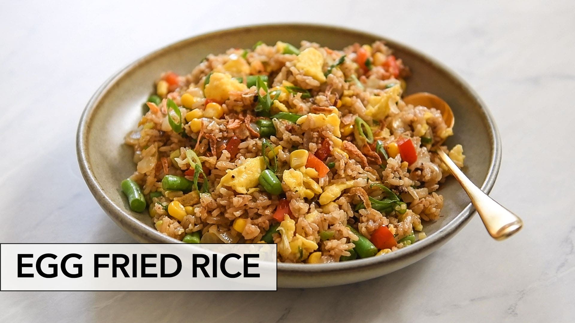 Egg Fried Rice - The flavours of kitchen