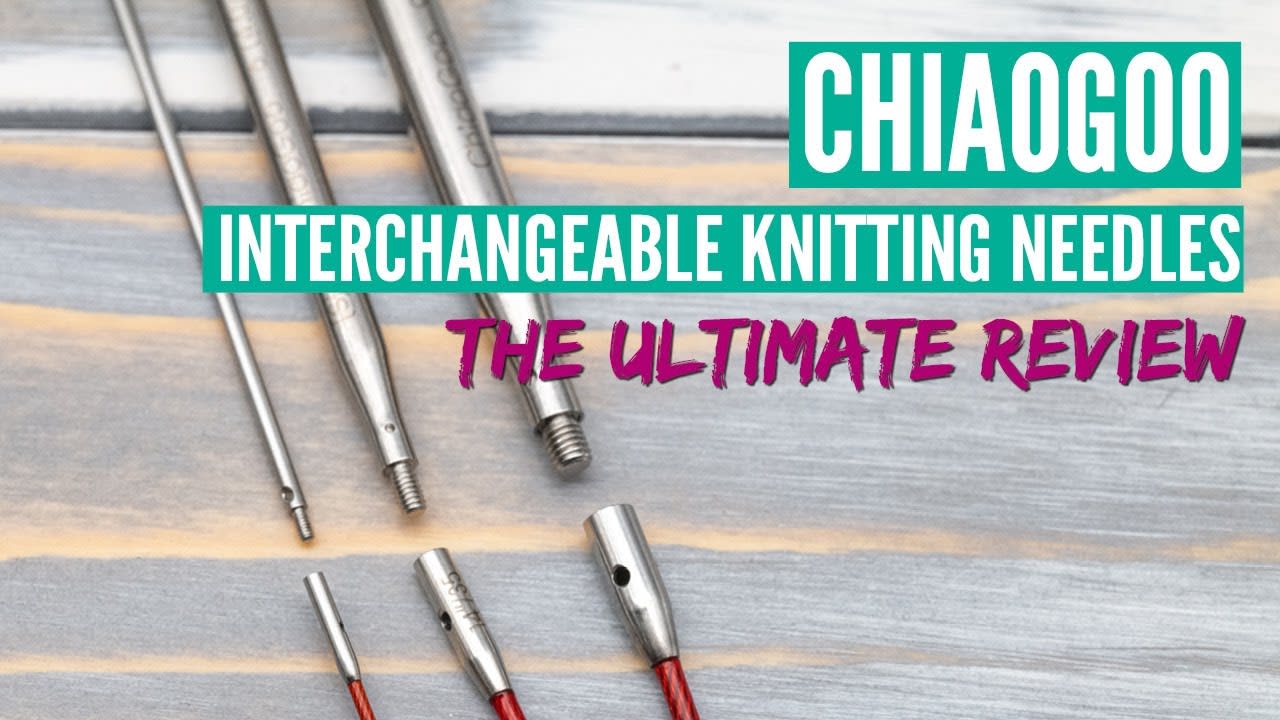 ChiaoGoo Red Fixed Circular Knitting Needles Size 11 16"
