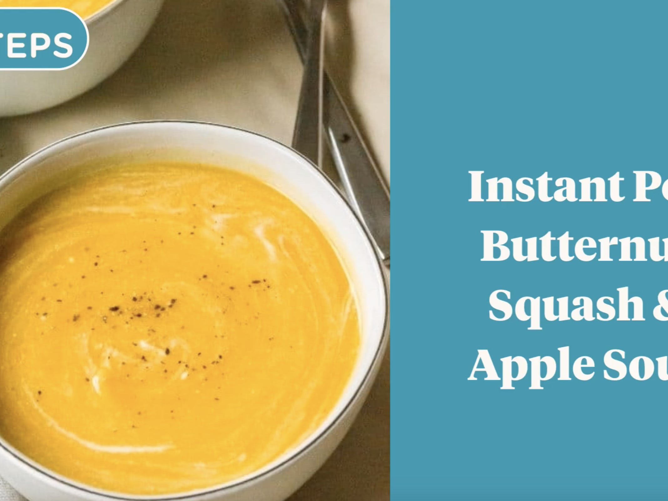 Instant pot butternut outlet squash and apple soup