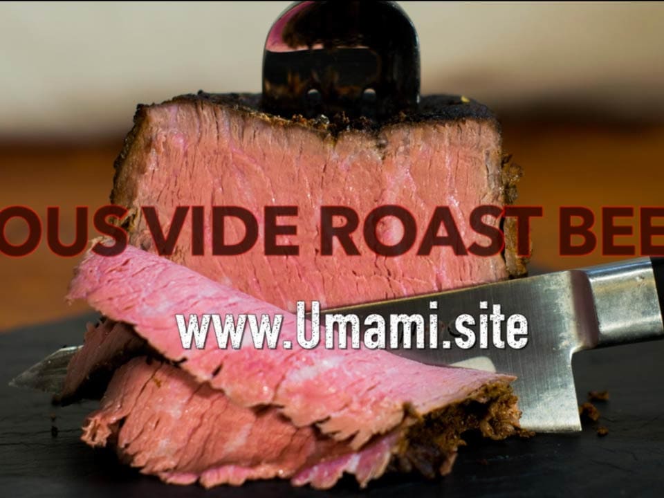 Åben Alle melodisk Sous Vide Roast Beef | Umami