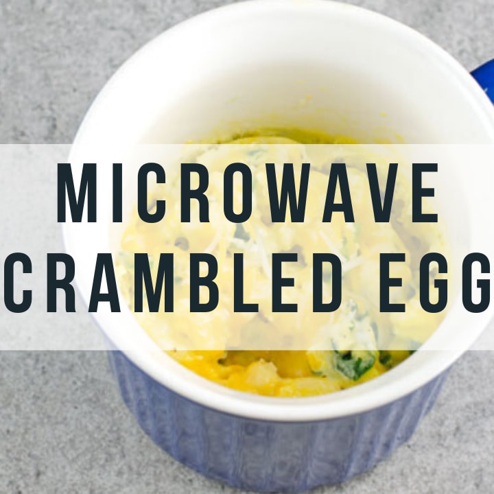 Microwave Scrambled Eggs Recipe Cheese 2 minutes