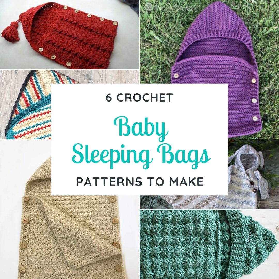 Baby sleeping hot sale bag crochet pattern