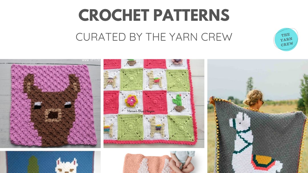 5 Free Llama Blanket Crochet Patterns