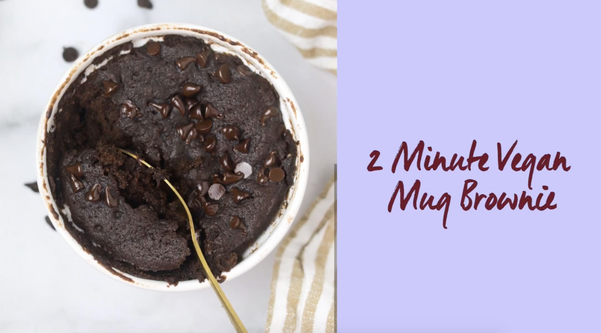 Vegan Mug Brownie Recipe