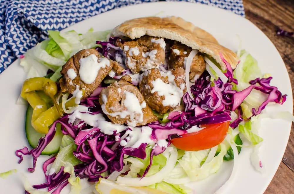 Takeaway Lamb Shish Kebab