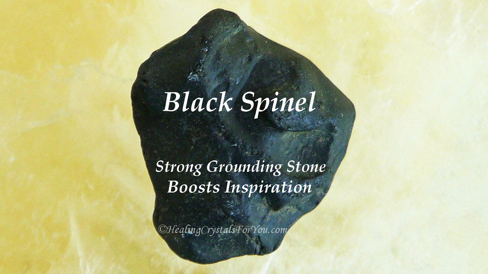 Black spinel stone top meaning