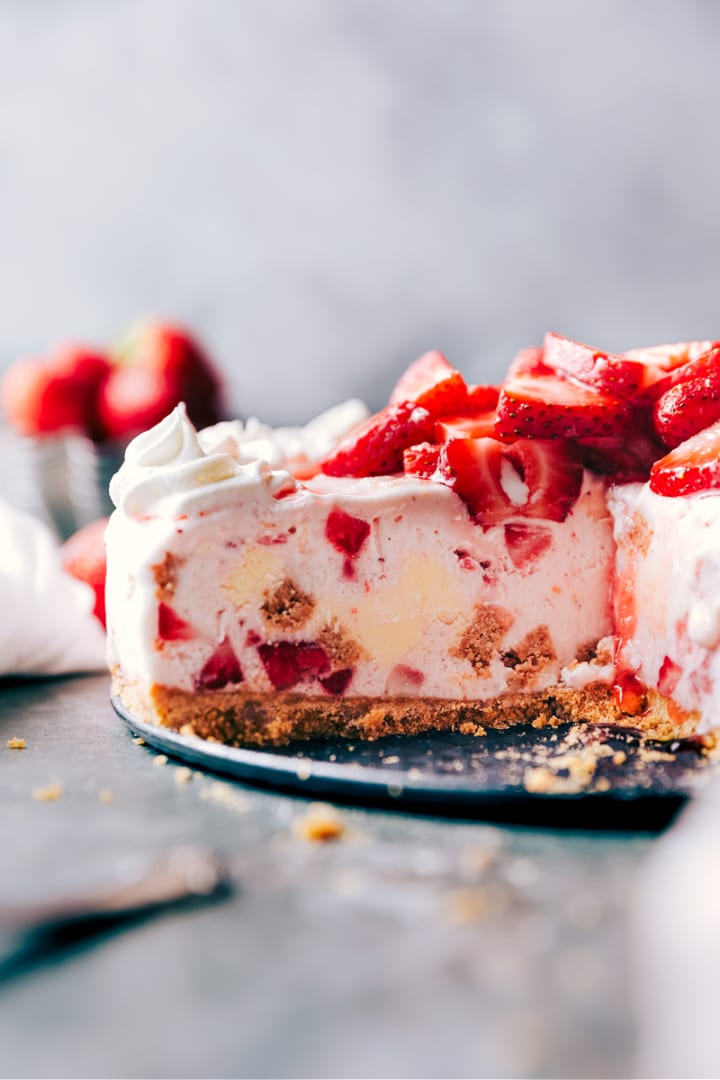 Strawberry cheesecake ice cream recipe with best sale ice cream maker