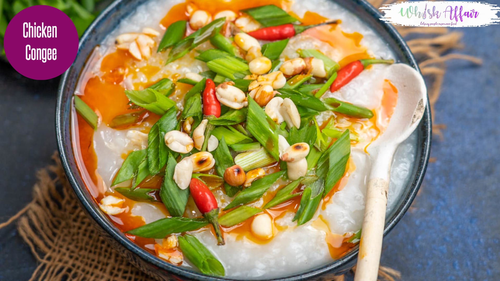 Easy Instant Pot Chicken Congee Recipe Rice Porridge Jook