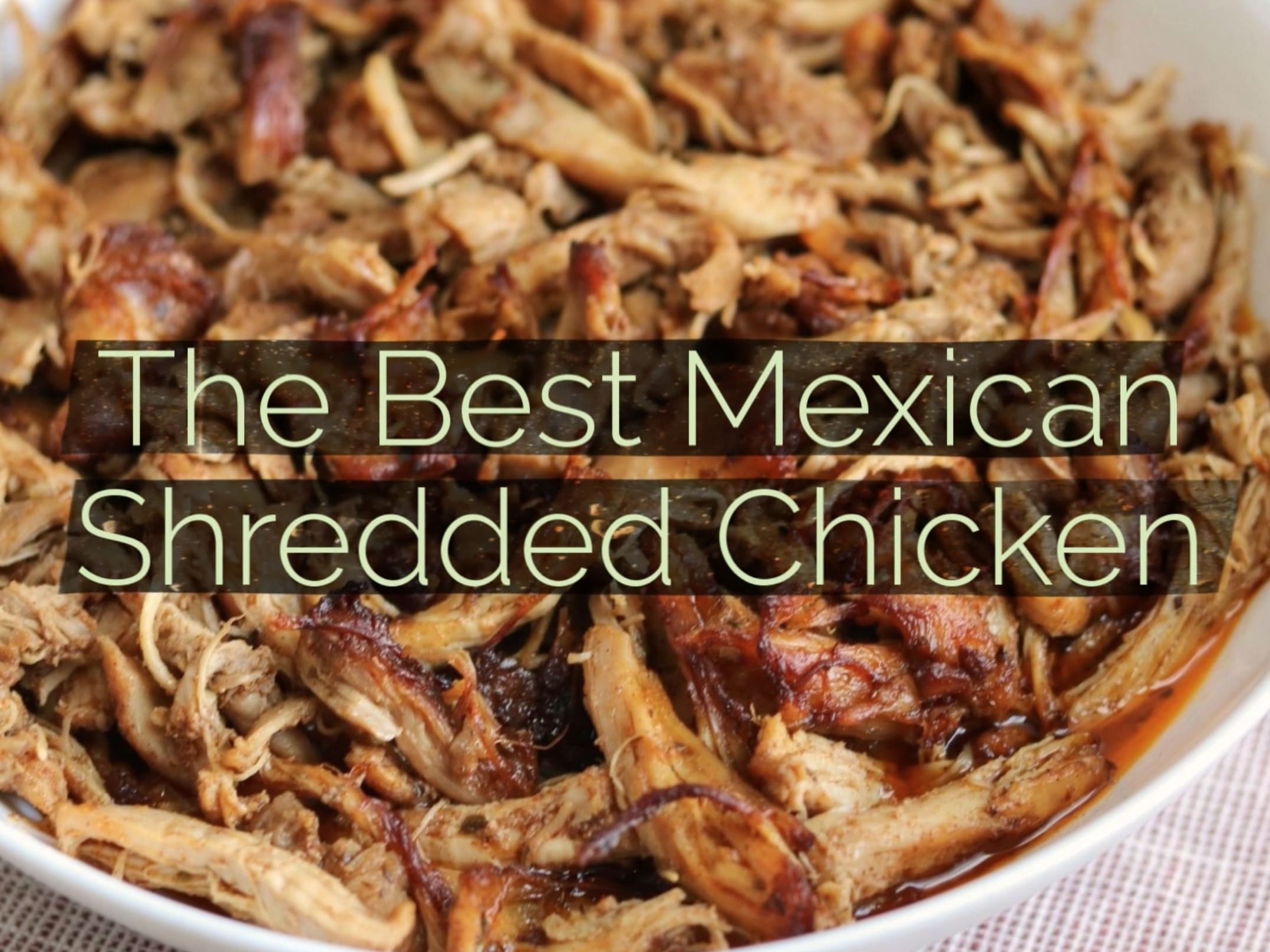 Pressure Cooker Mexican Shredded Chicken