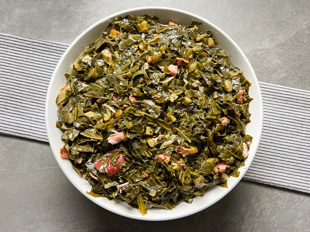 Pressure Cooker Collard Greens with Southern Style