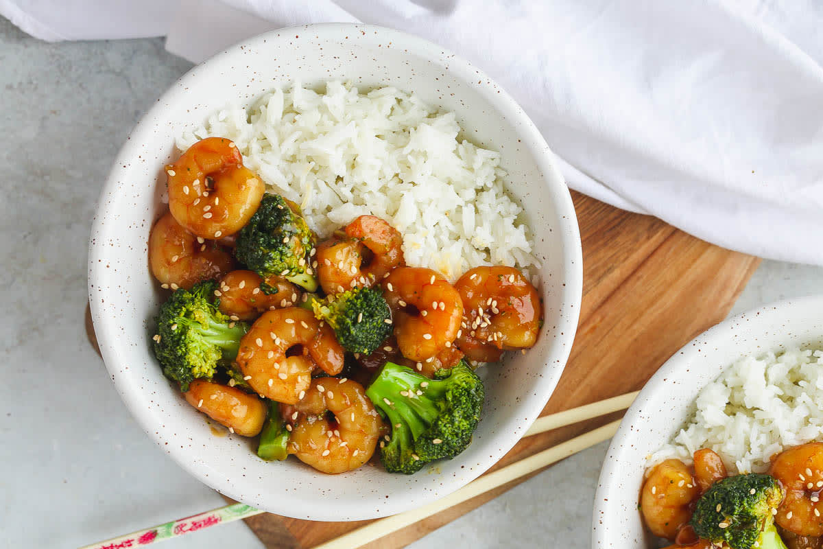 Instant pot shrimp shop rice and broccoli