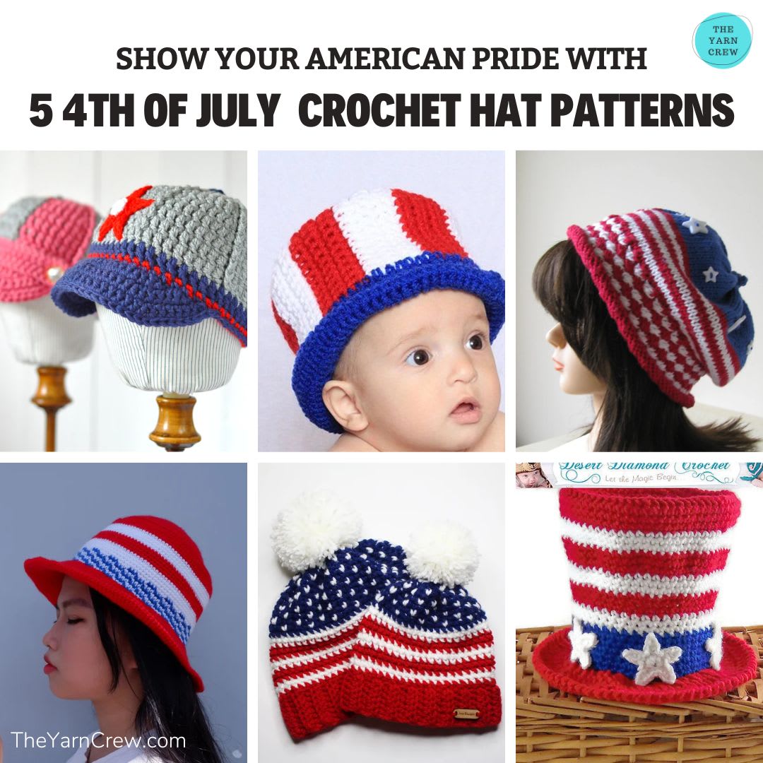 4th of clearance july baby hats