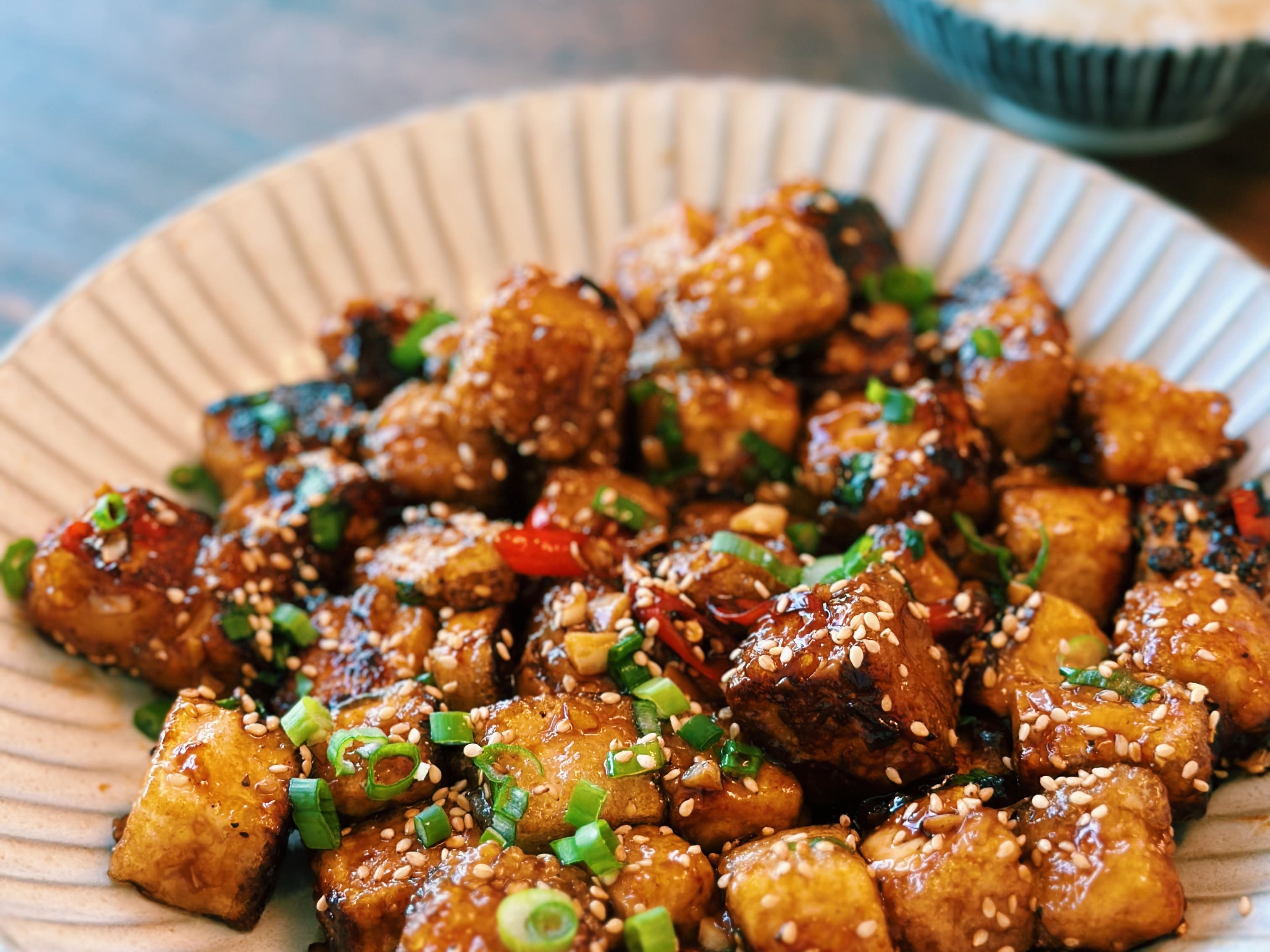 Salt and Pepper Tofu (EXTRA CRISPY!) - Tiffy Cooks