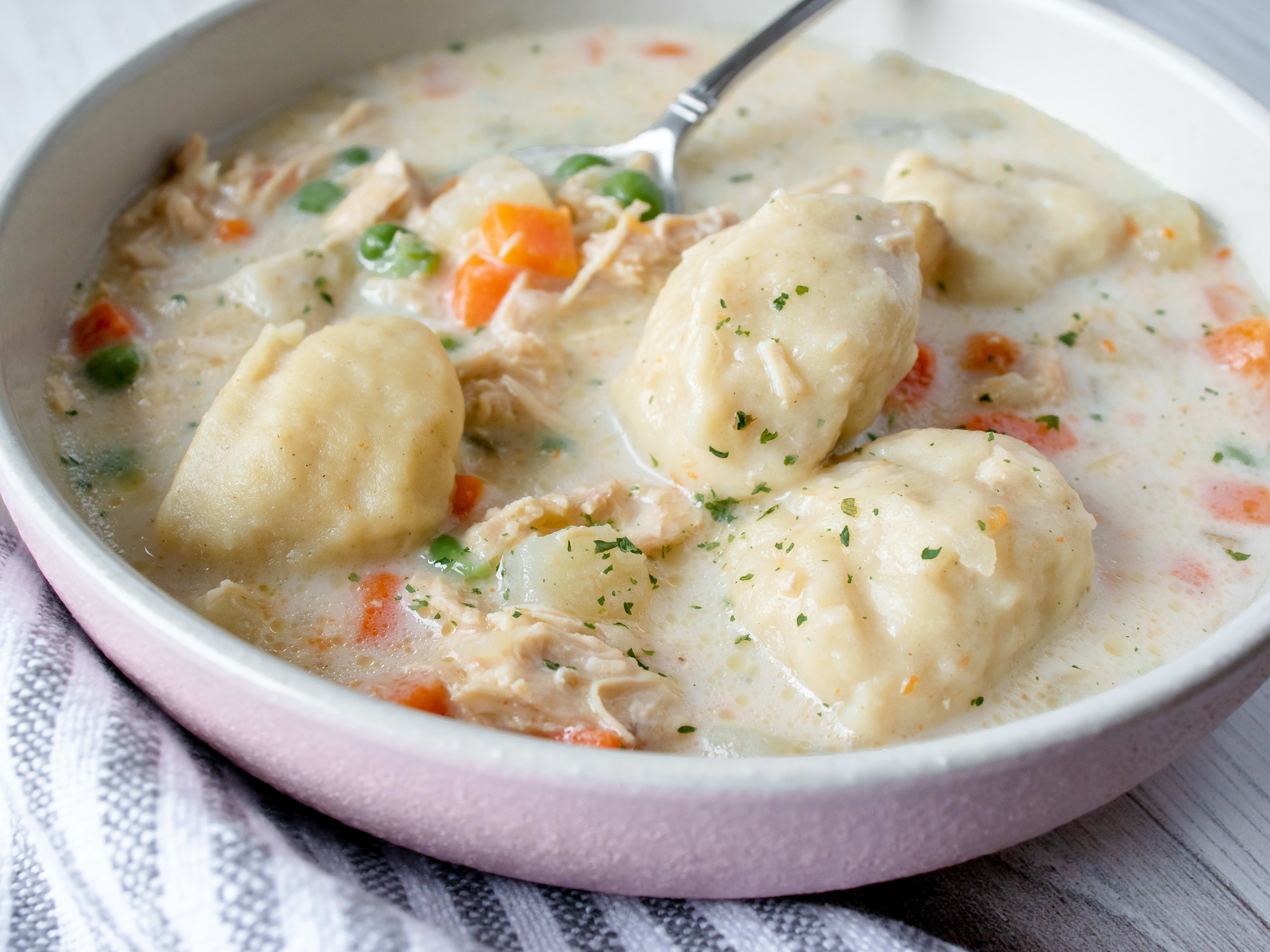Gluten Free Chicken and Dumplings - All the Healthy Things