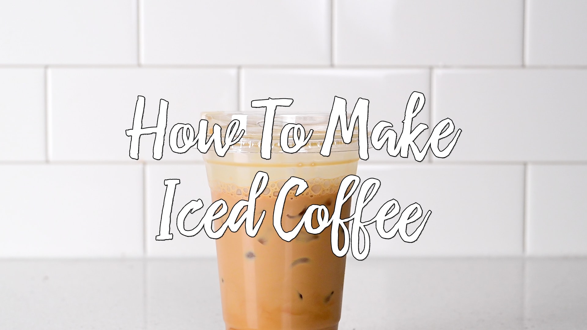 How I Make Iced Coffee At Home