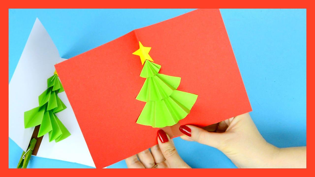 Christmas Tree Pop Up Card - Easy Peasy And Fun