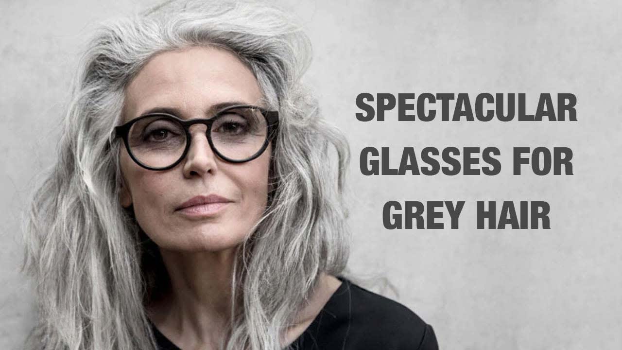 Glasses for grey hair: 40 spectacular styles | Banton Frameworks