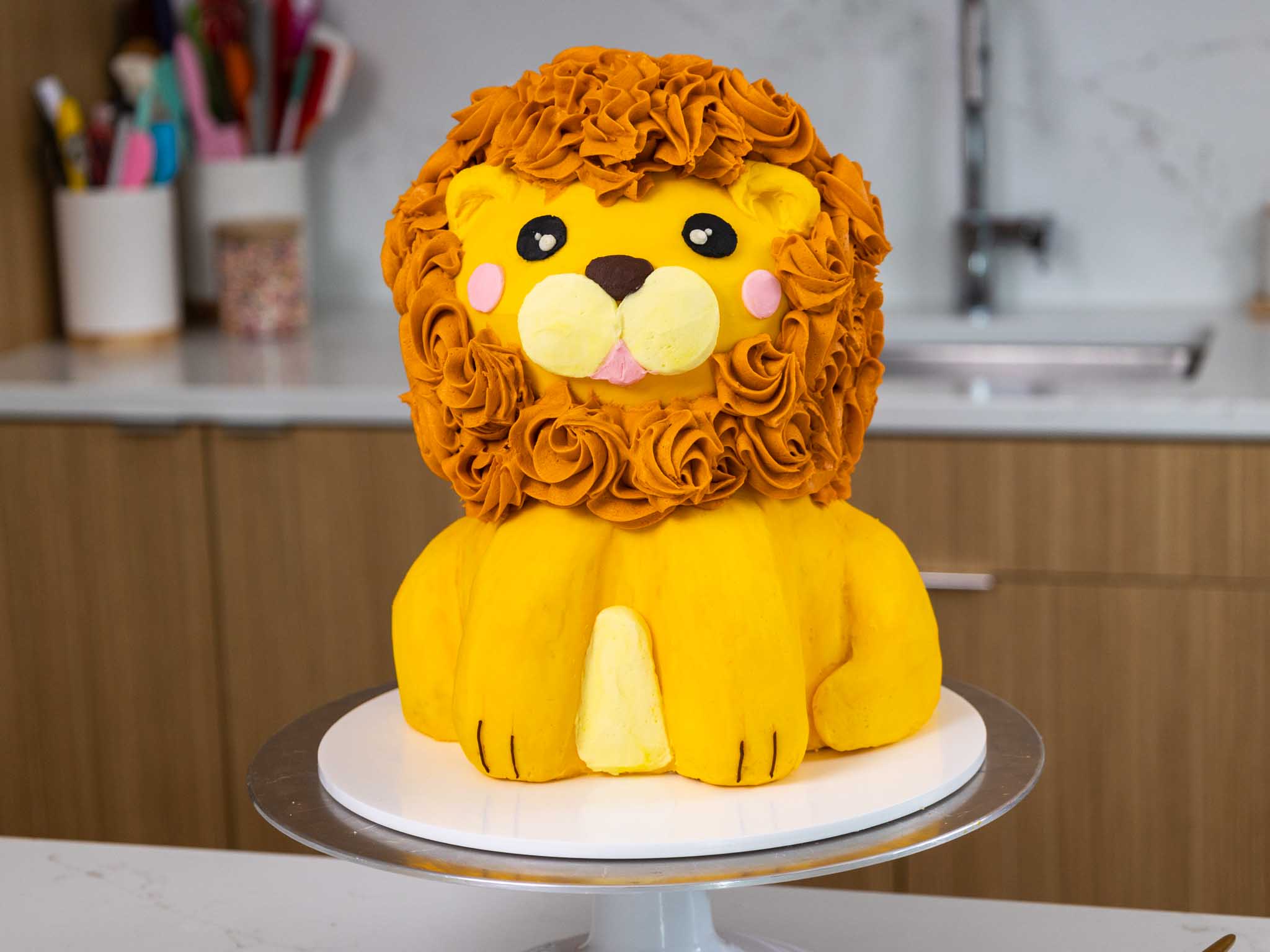 Lion King Layer Cake - Classy Girl Cupcakes