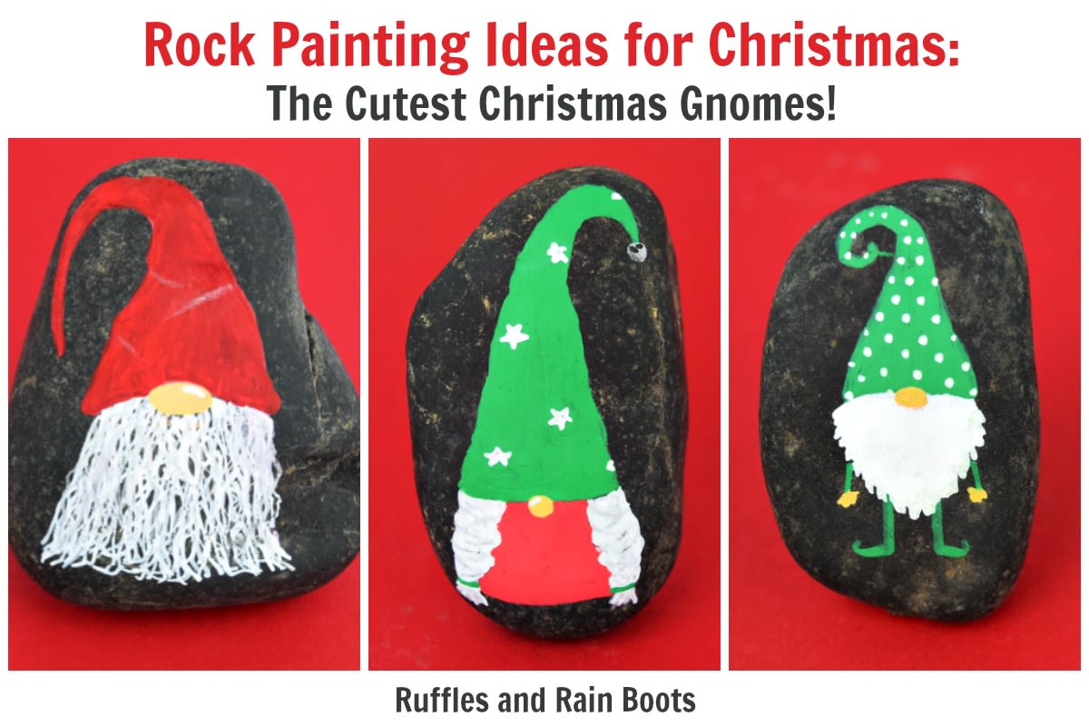 Rock Painting Ideas and Easy Tips - Ruffles and Rain Boots