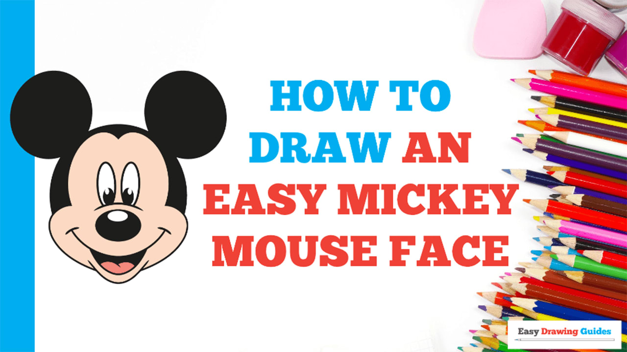 How to Draw Mickey Mouse & Minnie Mouse Step by Step Easy - YouTube-vachngandaiphat.com.vn