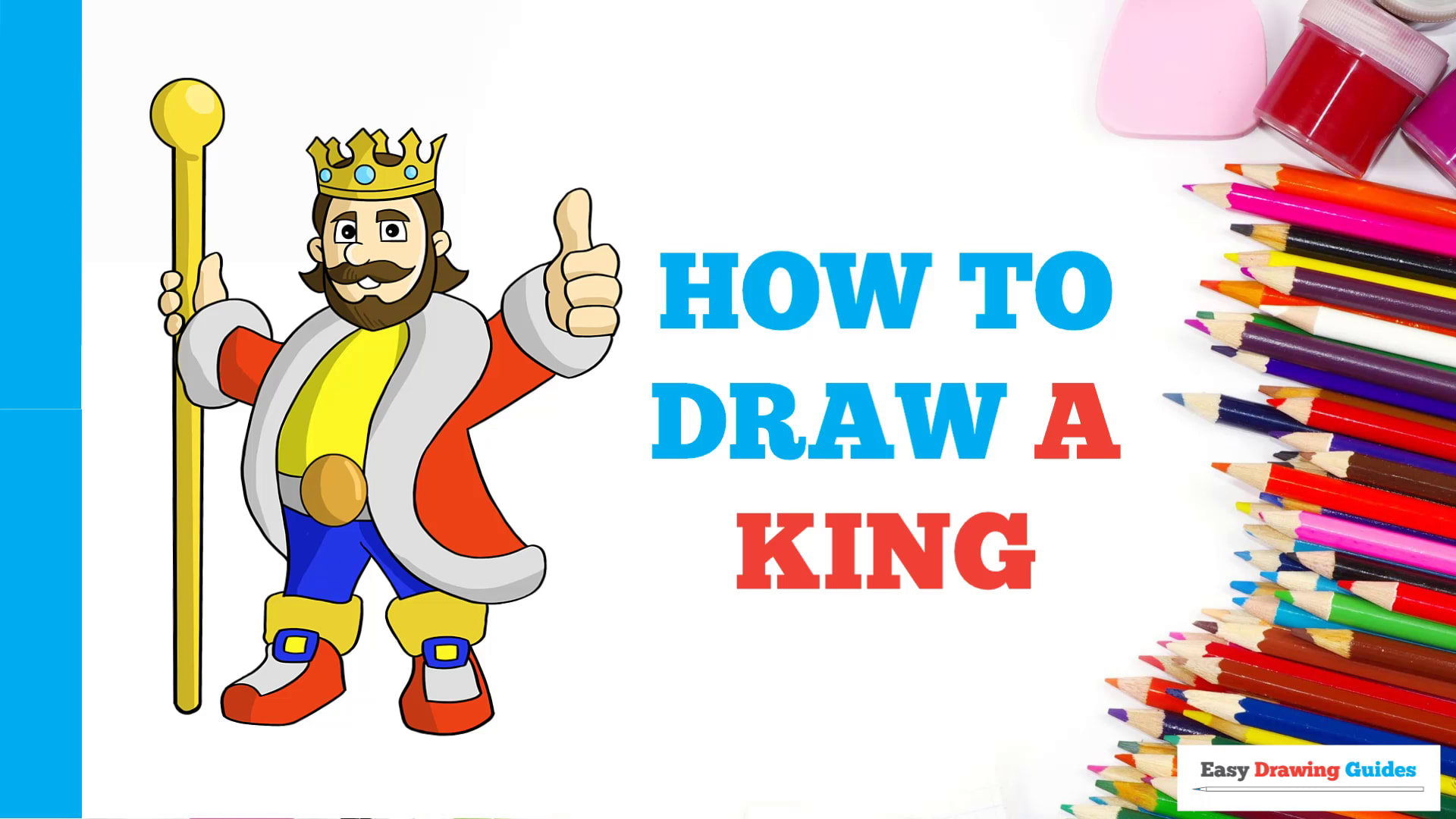 How to Draw a King - Really Easy Drawing Tutorial
