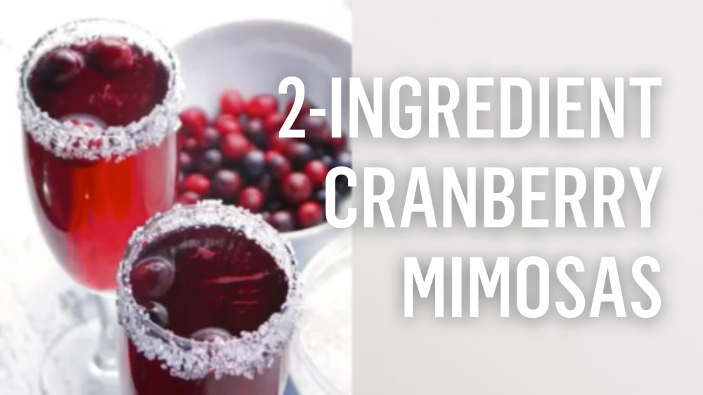 Best Mimosa Recipe, 2-ingredient, easy and simple cocktail