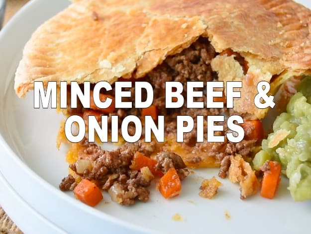 Minced Beef and Onion Pies - Culinary Ginger