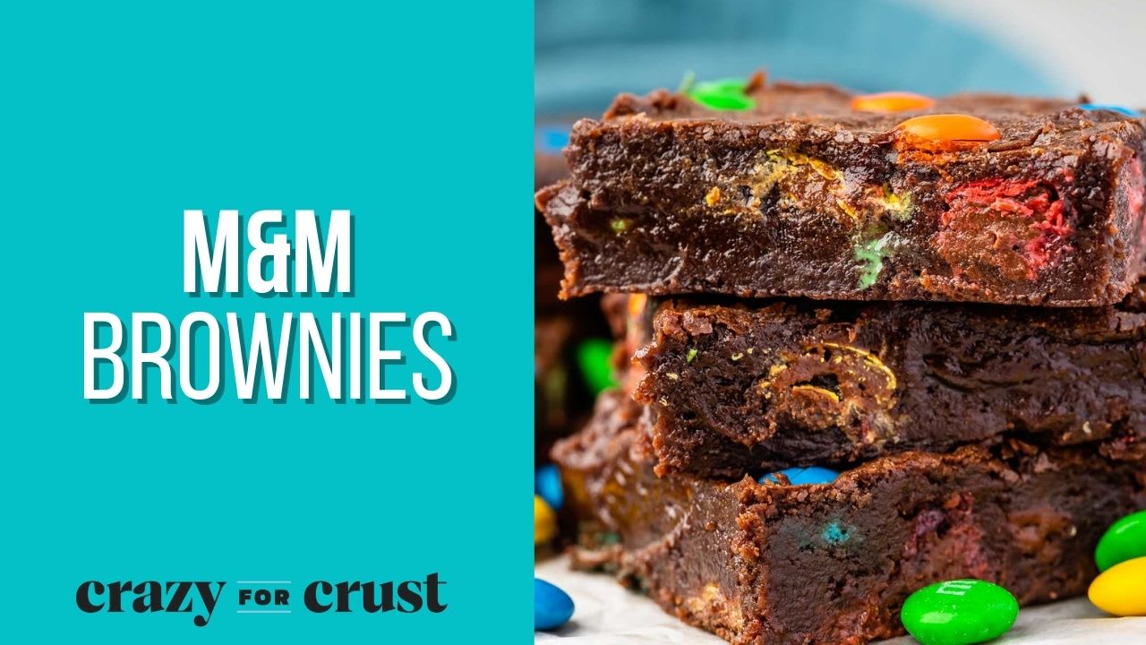 M&M Brownies - Something Sweet Something Savoury