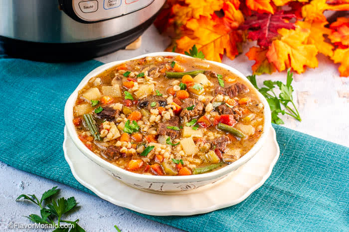 Beef and Barley Soup –