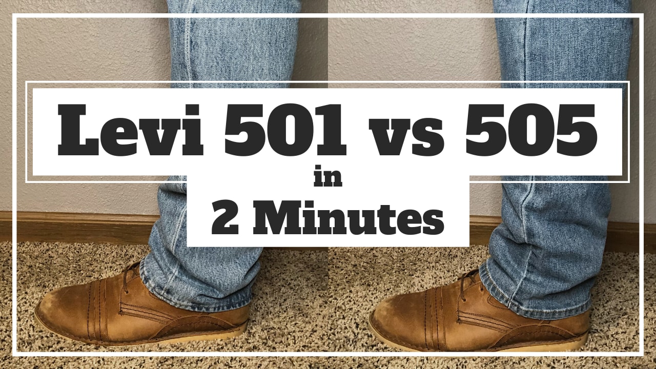 Levi's 501 505 Jeans Compared [2023 Updated Fit Photos] – Work Wear Command
