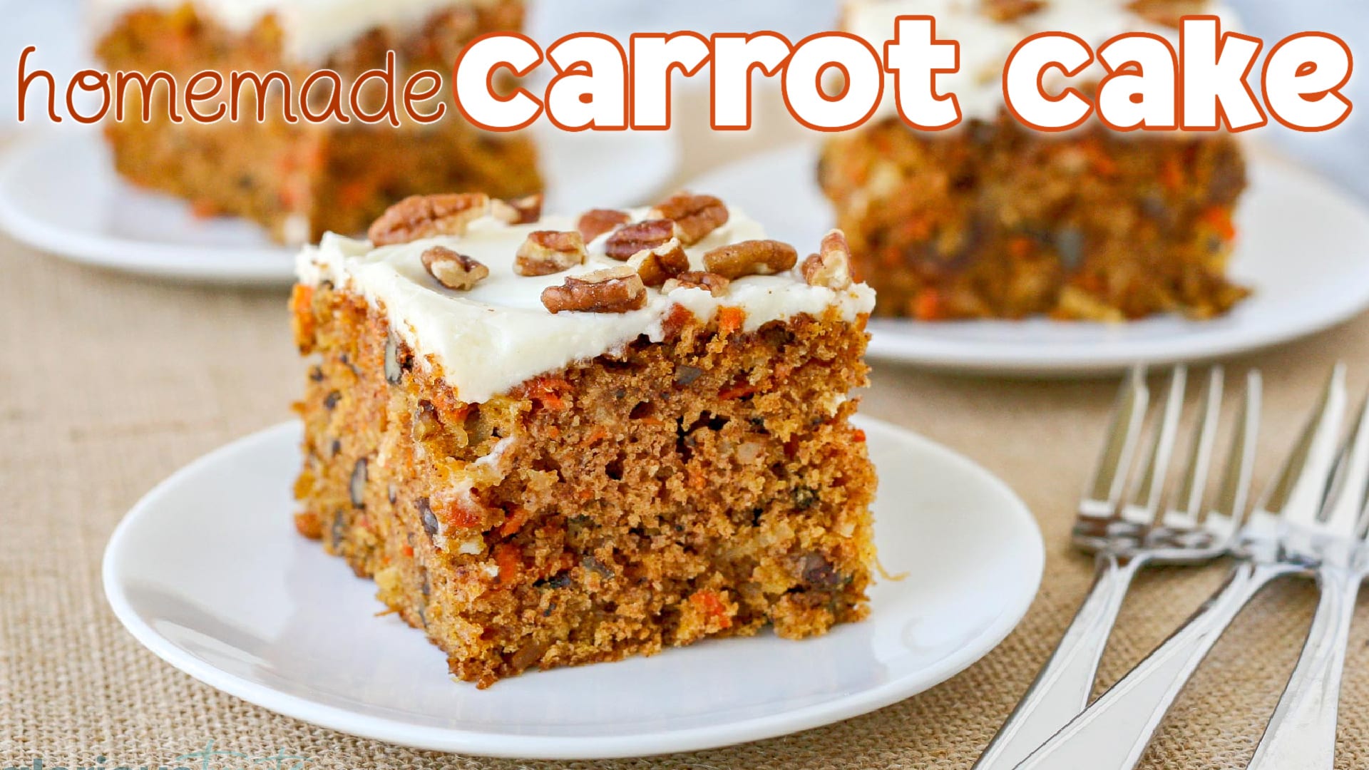 Try our Super Easy Carrot Cake Recipe for Winters