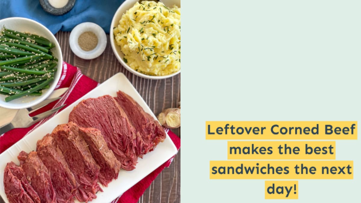 Slow Cooker Corned Beef Silverside with Ginger Ale